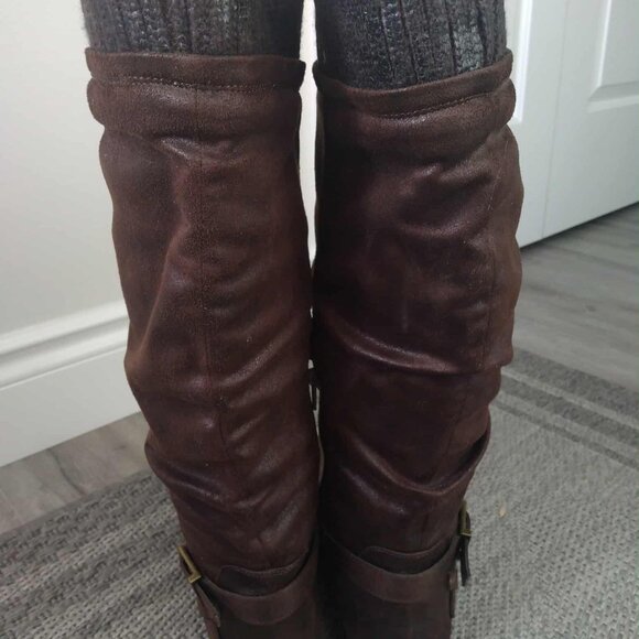 Ladies Chocolate Brown Riding Boots - Picture 11 of 12